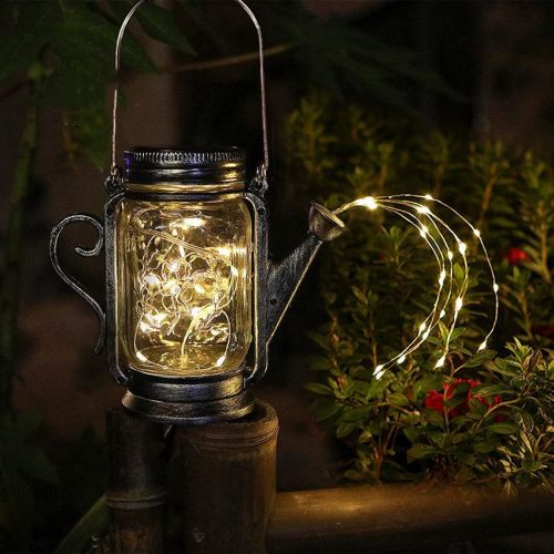 DIY Frosted Glass Jar Elf Decorative Lamp