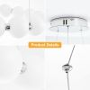 Acrylic Dimmable LED Cylinder Chandelie