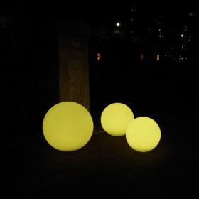 Outdoor Waterproof Colorful Led Ball (Option: 20cm-EU plug)
