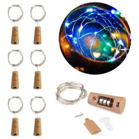 Button battery box LED light (Option: Blue-2m)