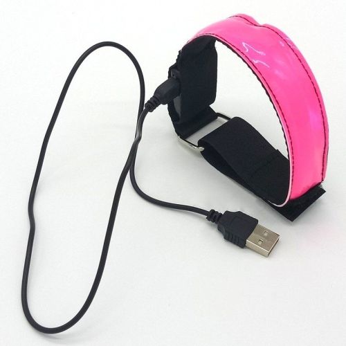 Luminous running arm belt