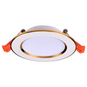 Creative Simple Anti-fog Straw Hat Downlight (Option: Warm white 4000K-6inches 18W)